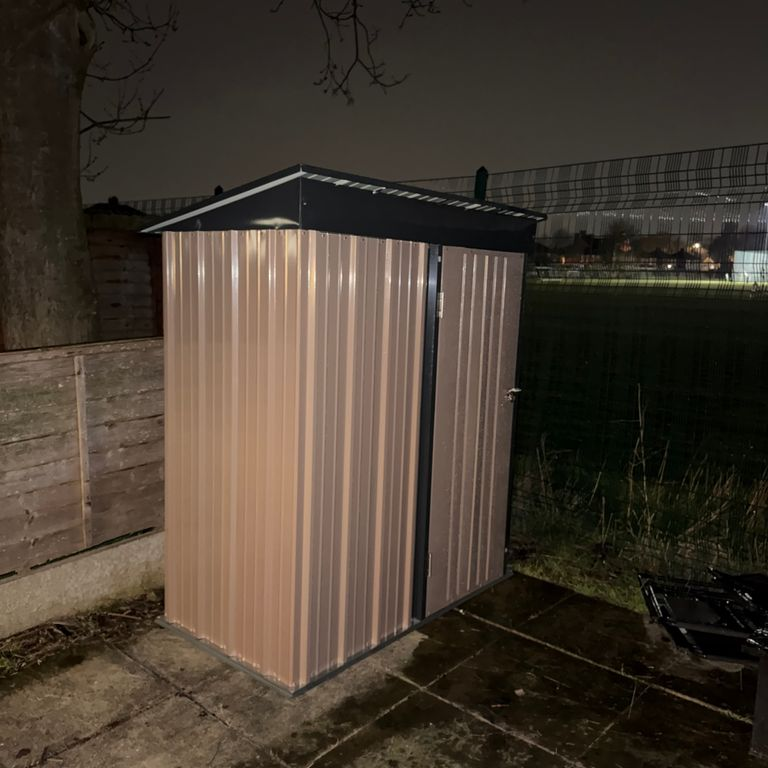 Garden shed assembled in Manchester